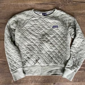 Women's Organic Cotton Quilt Crew Sweatshirt